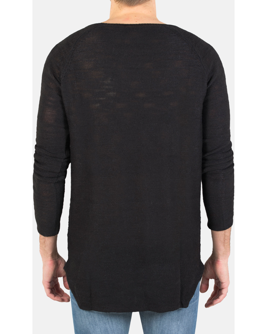 Herre | Gensere | Tiger of Sweden Jeans | Rag Knitted Sweat Black