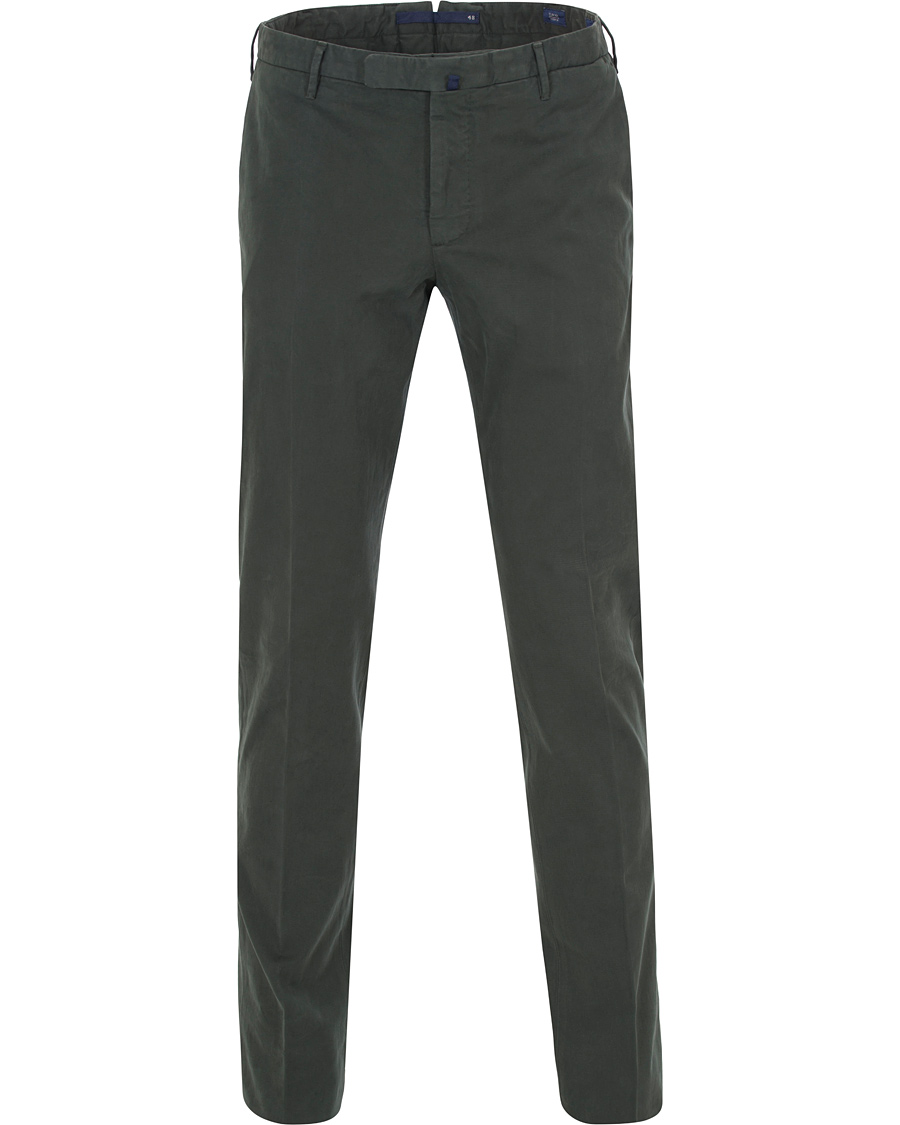 Herre | Bukser | Incotex | Slim Fit Comfort Chino Green