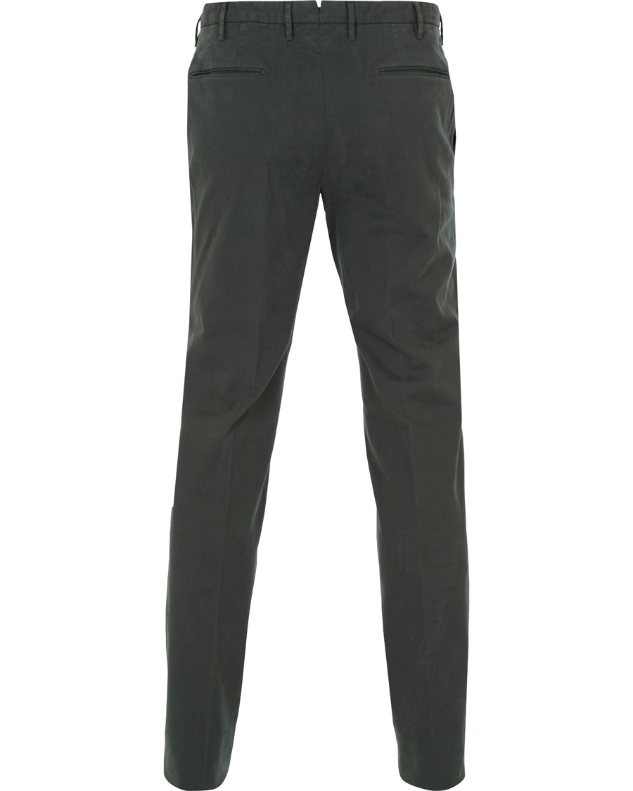 Herre | Bukser | Incotex | Slim Fit Comfort Chino Green