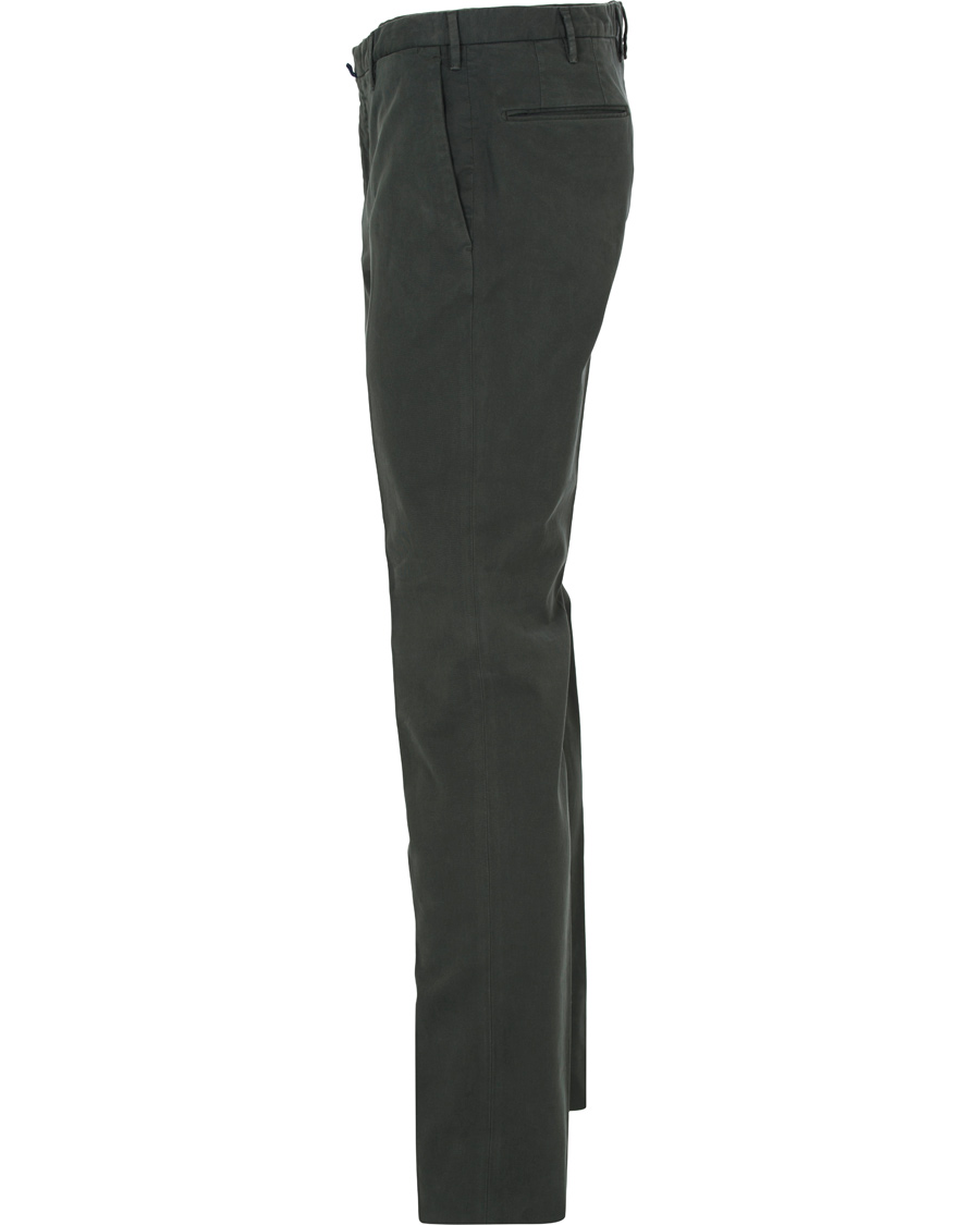 Herre | Bukser | Incotex | Slim Fit Comfort Chino Green