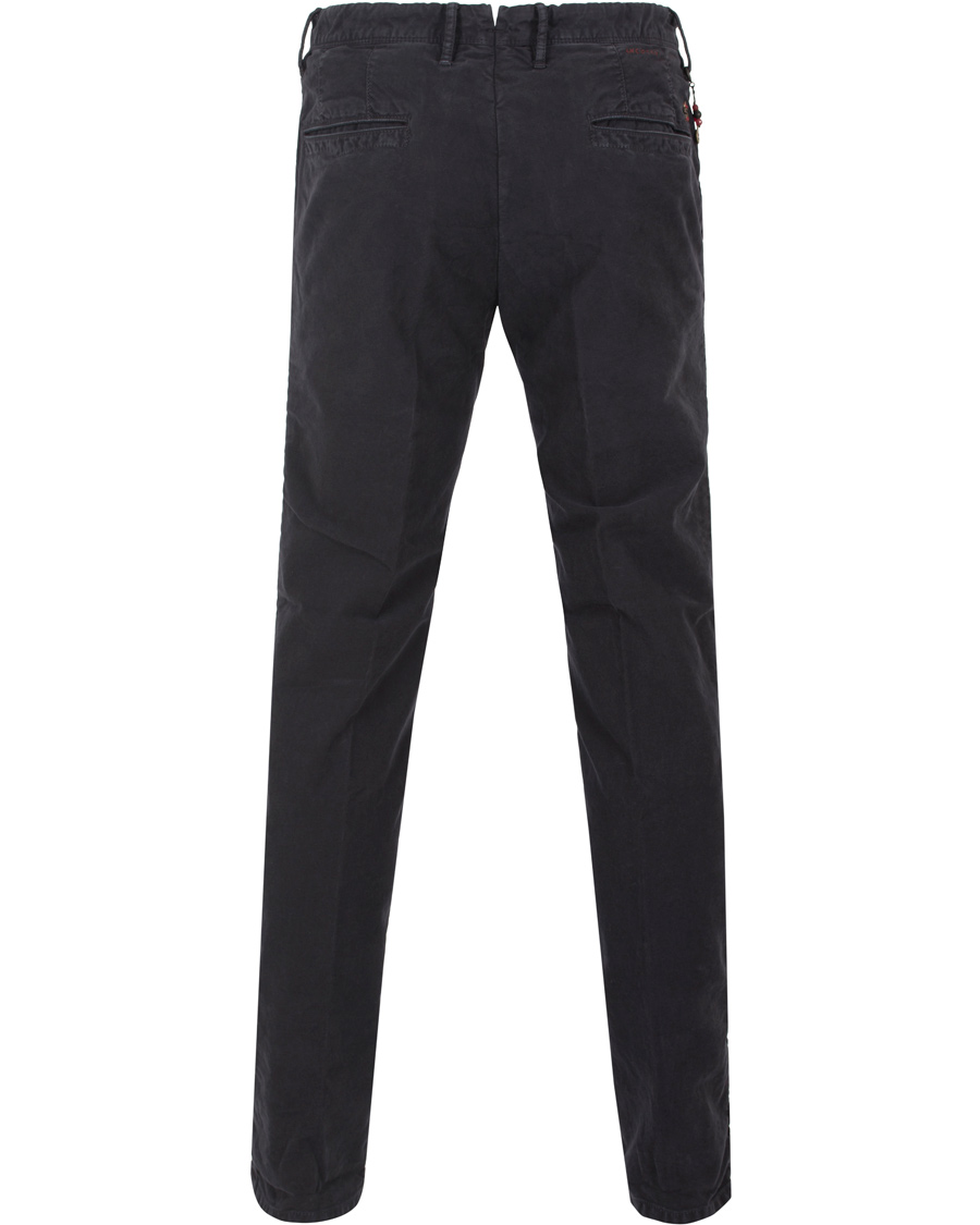 Herre | Bukser | Incotex | Slim Fit Garment Dyed Washed Chino Navy