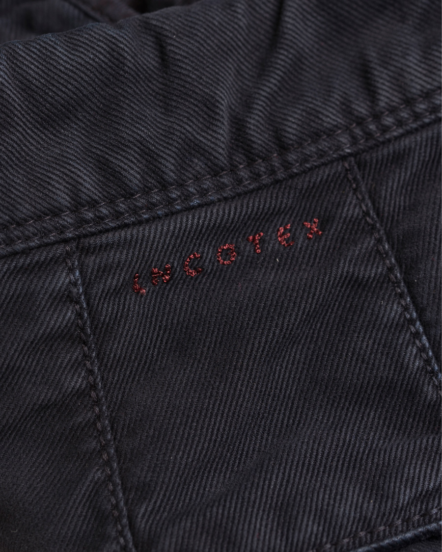 Herre | Bukser | Incotex | Slim Fit Garment Dyed Washed Chino Navy