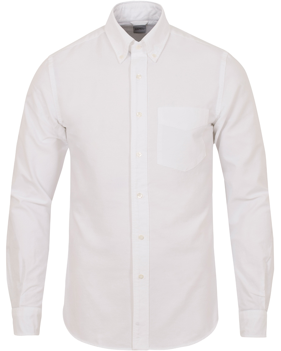 Herre | Skjorter | Aspesi | Button Down Oxford Shirt White