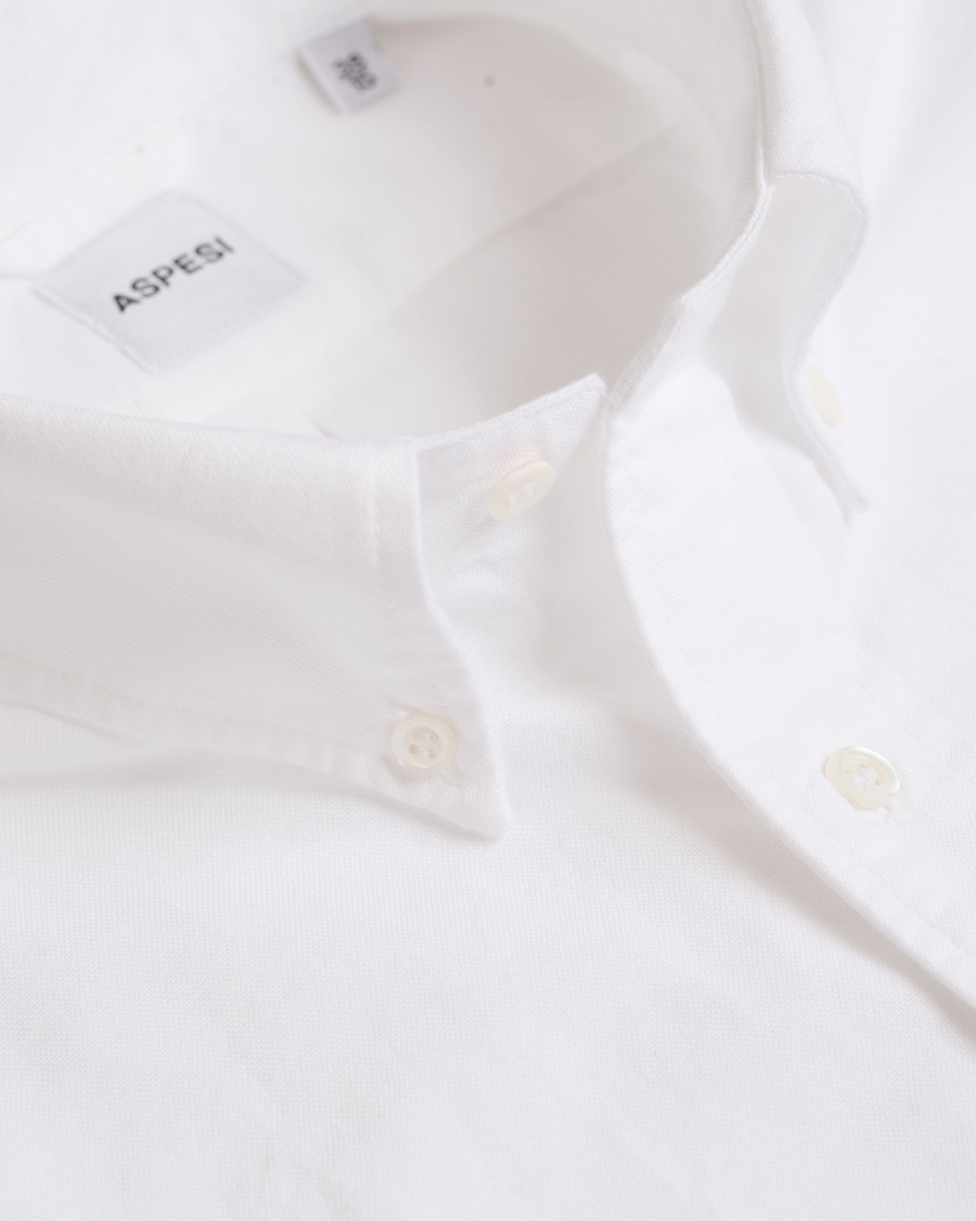 Herre | Skjorter | Aspesi | Button Down Oxford Shirt White