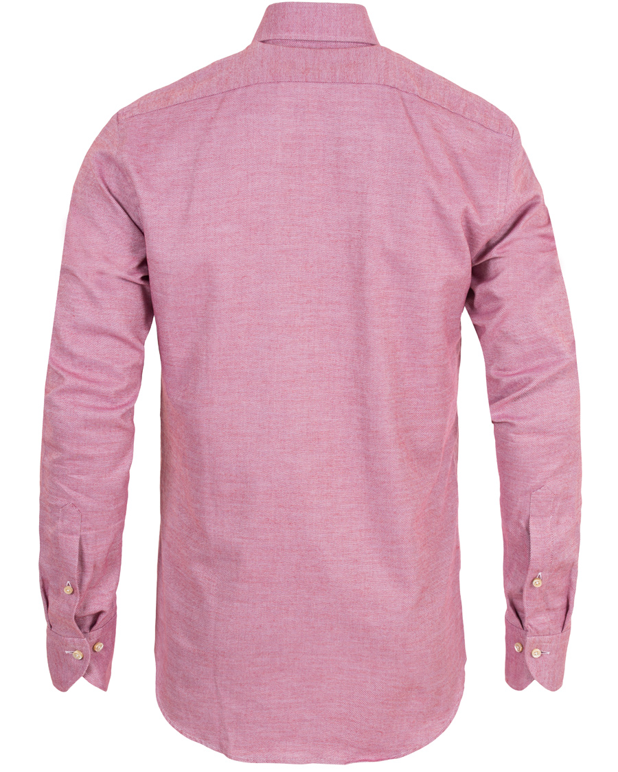 Herre | Skjorter | Stenströms | Slimline Flannel Shirt Red