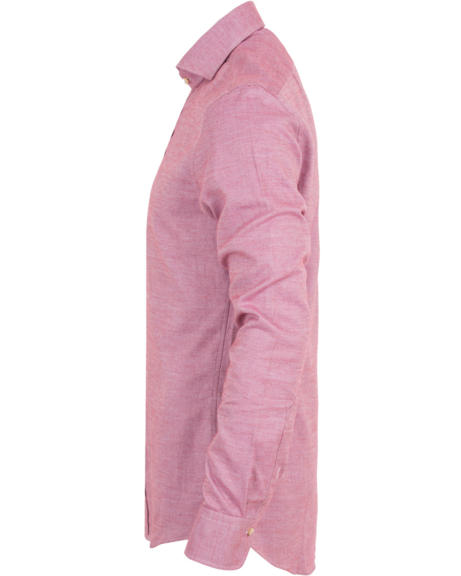Herre | Skjorter | Stenströms | Slimline Flannel Shirt Red