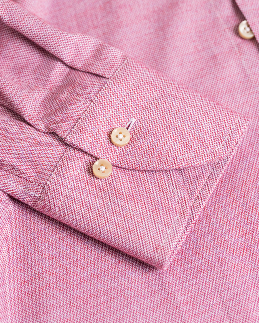 Herre | Skjorter | Stenströms | Slimline Flannel Shirt Red