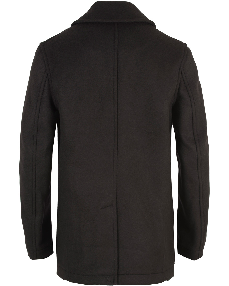 Herre | Jakker | Fred Perry Reissues | Made In England Reefer Coat Black