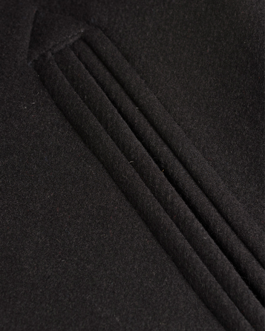 Herre | Jakker | Fred Perry Reissues | Made In England Reefer Coat Black