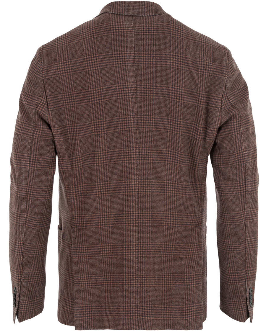 Herre | Dressjakker | Boglioli | Prince of Wales Wool K Jacket Blazer Orange
