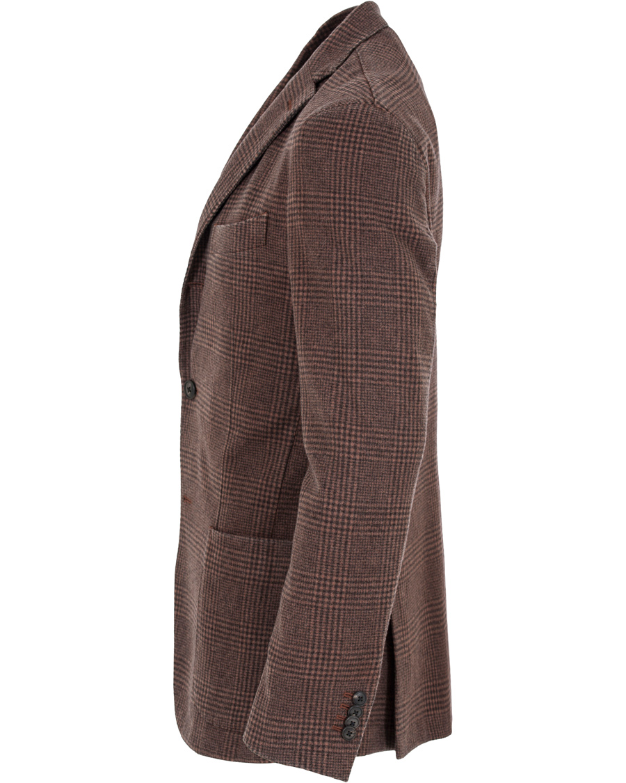 Herre | Dressjakker | Boglioli | Prince of Wales Wool K Jacket Blazer Orange