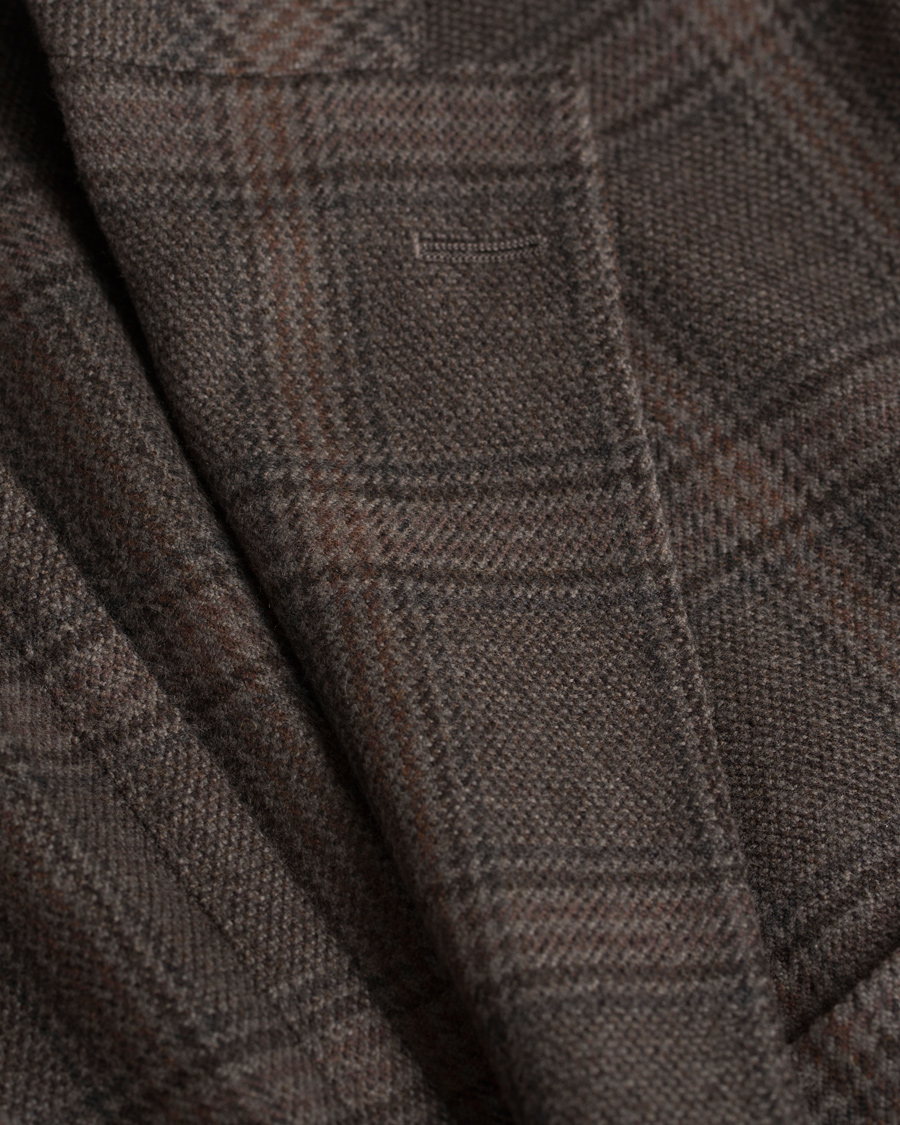 Herre | Dressjakker | Boglioli | Prince of Wales Wool K Jacket Blazer Grey