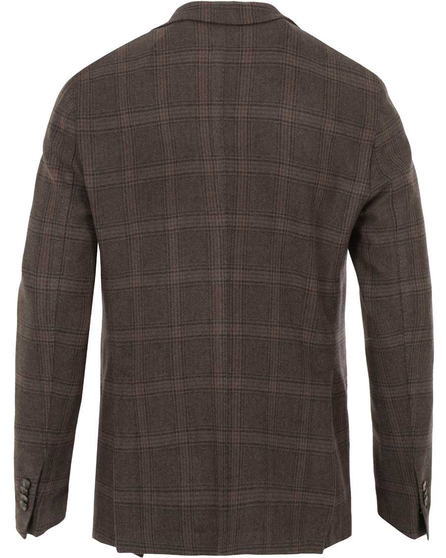 Herre | Dressjakker | Boglioli | Prince of Wales Wool K Jacket Blazer Grey