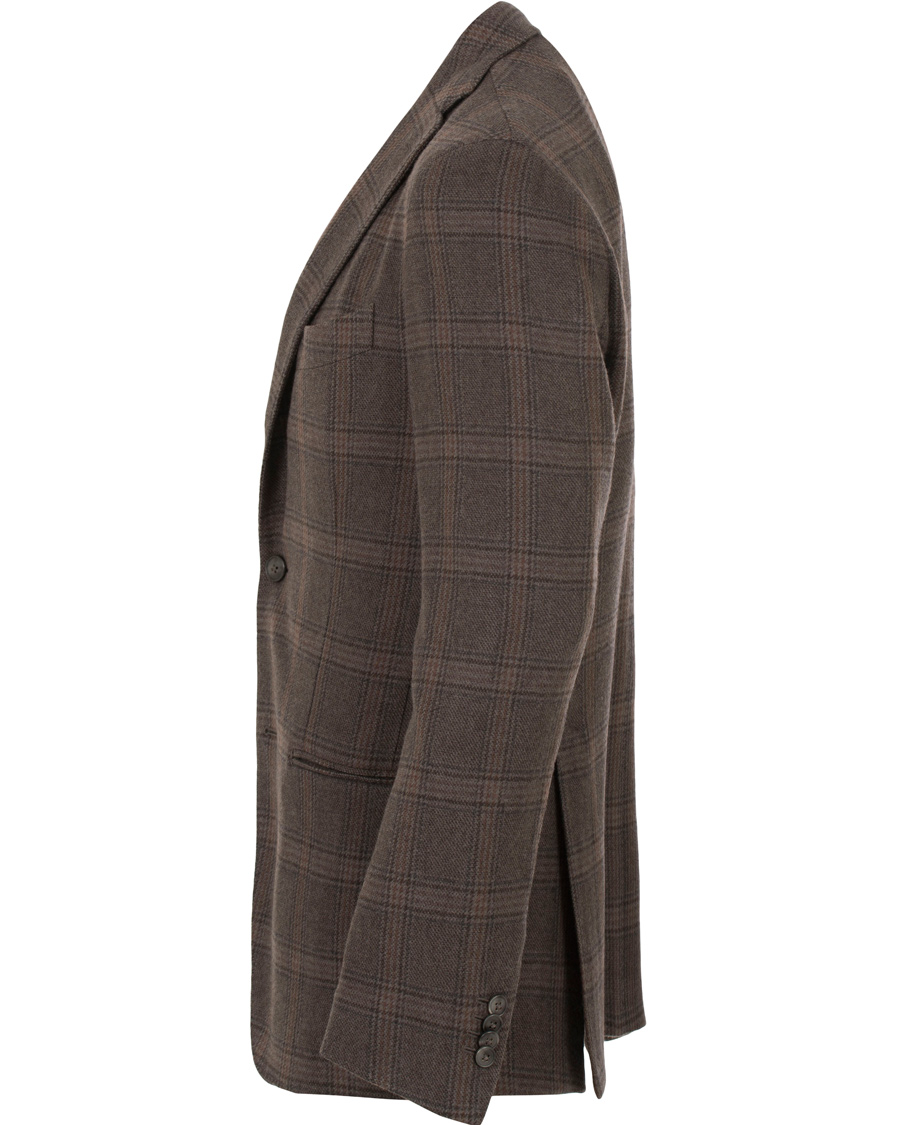 Herre | Dressjakker | Boglioli | Prince of Wales Wool K Jacket Blazer Grey
