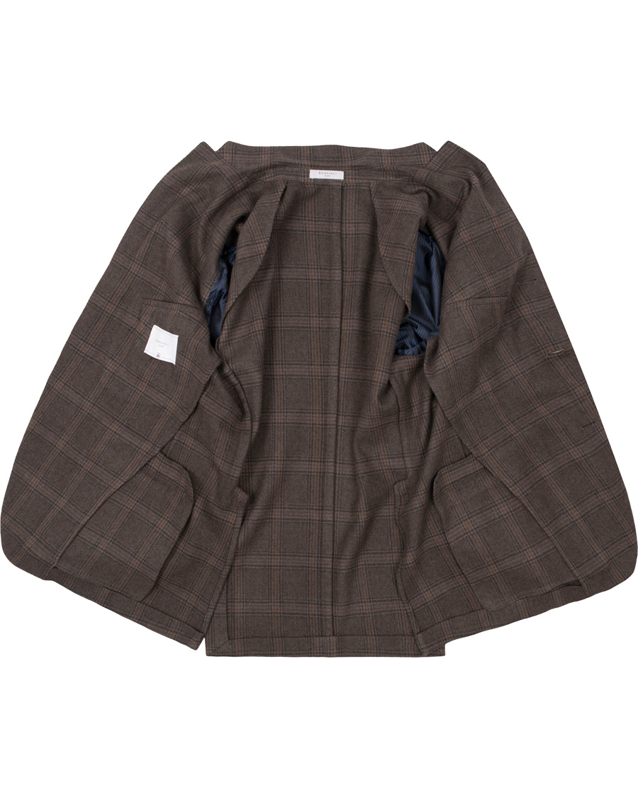 Herre | Dressjakker | Boglioli | Prince of Wales Wool K Jacket Blazer Grey
