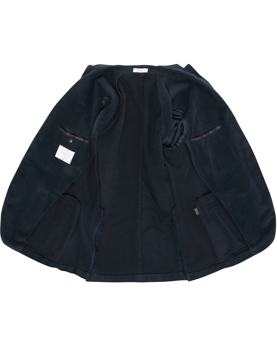 Herre | Dressjakker | Boglioli | Moleskin K Jacket Blazer Dark Navy