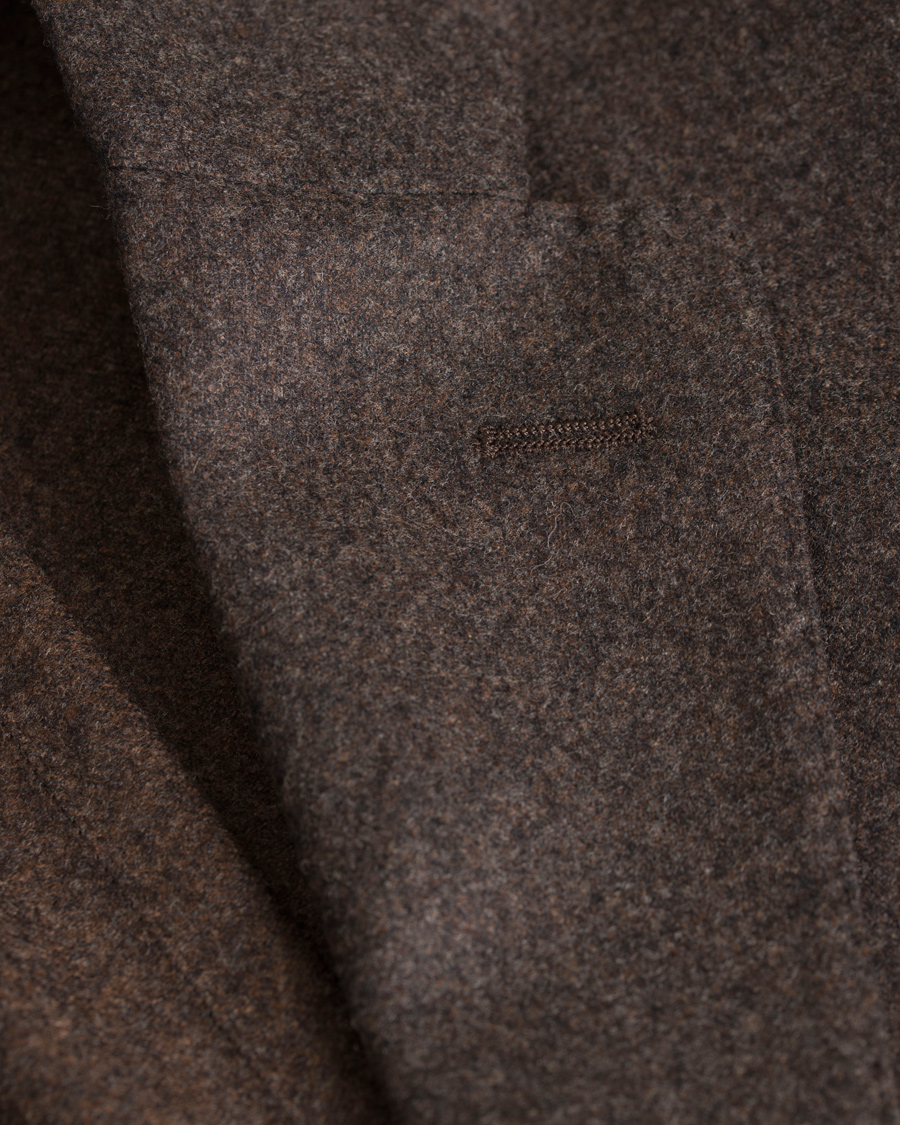 Herre | Dresser | Boglioli | Wool K Jacket Suit Dark Brown