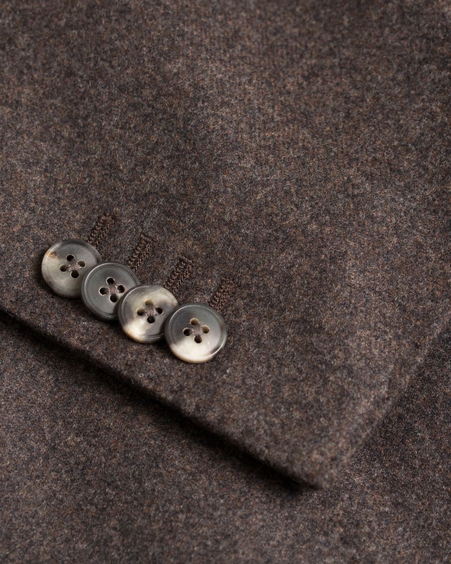 Herre | Dresser | Boglioli | Wool K Jacket Suit Dark Brown