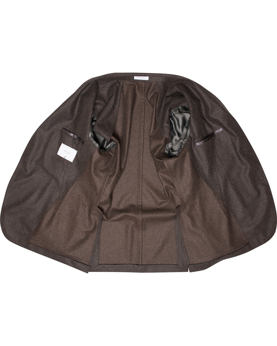 Herre | Dresser | Boglioli | Wool K Jacket Suit Dark Brown
