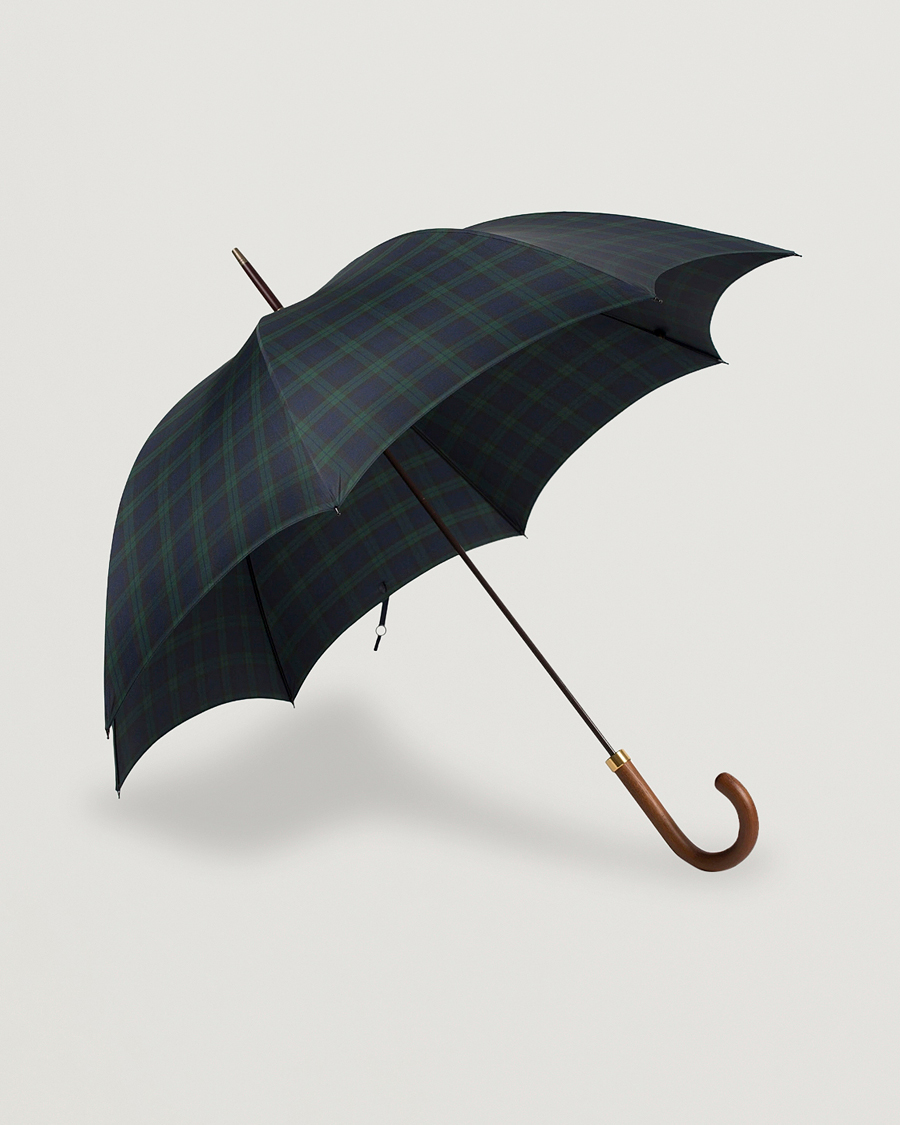 Herre | Fox Umbrellas | Fox Umbrellas | Hardwood Umbrella Blackwatch Tartan