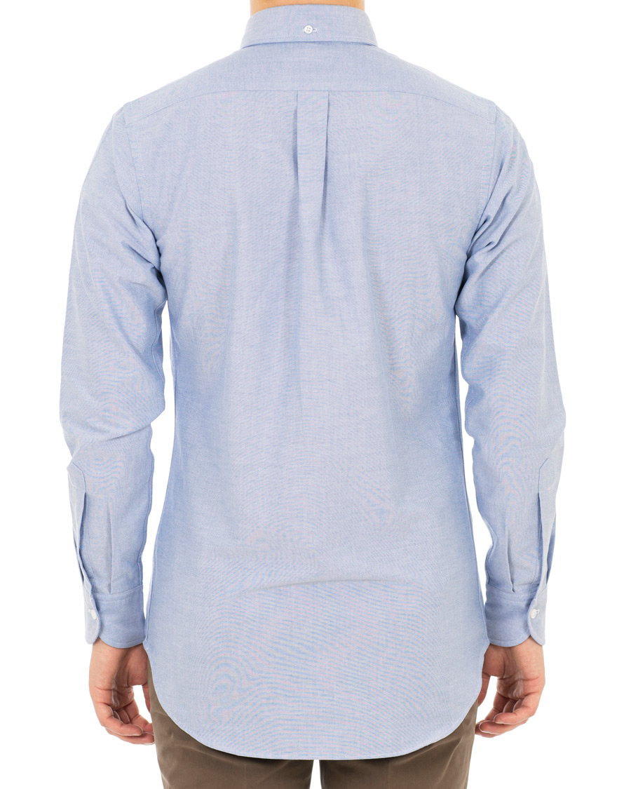 Herre | Skjorter | Drake's | Slim Fit Oxford BD Shirt Blue