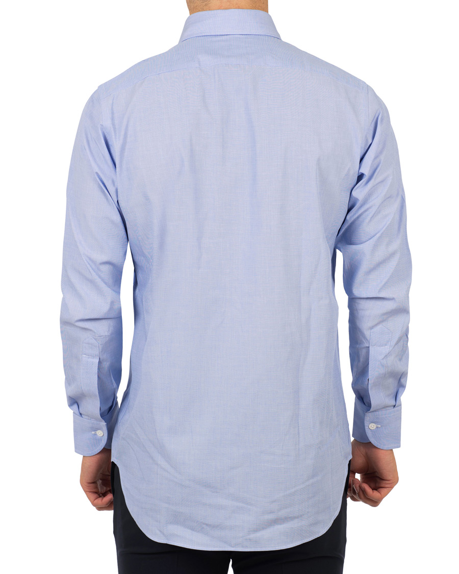 Herre | Skjorter | Drake's | Regular Fit Poplin Shirt Blue