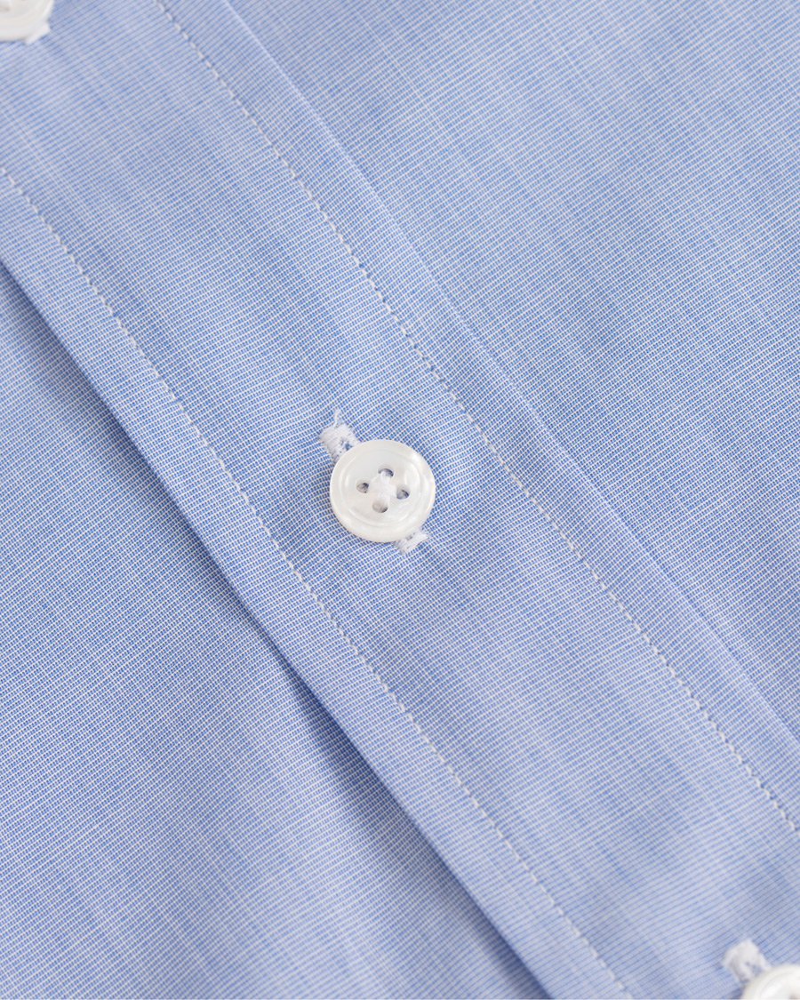 Herre | Skjorter | Drake's | Regular Fit Poplin Shirt Blue