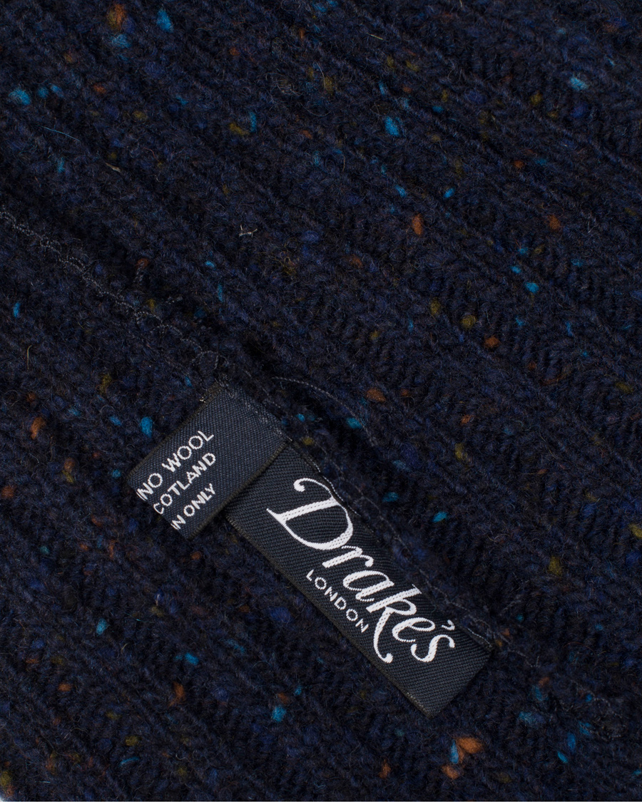 Herre | Drake's Donegal Wool Hat Navy | Drake's | Donegal Wool Hat Navy