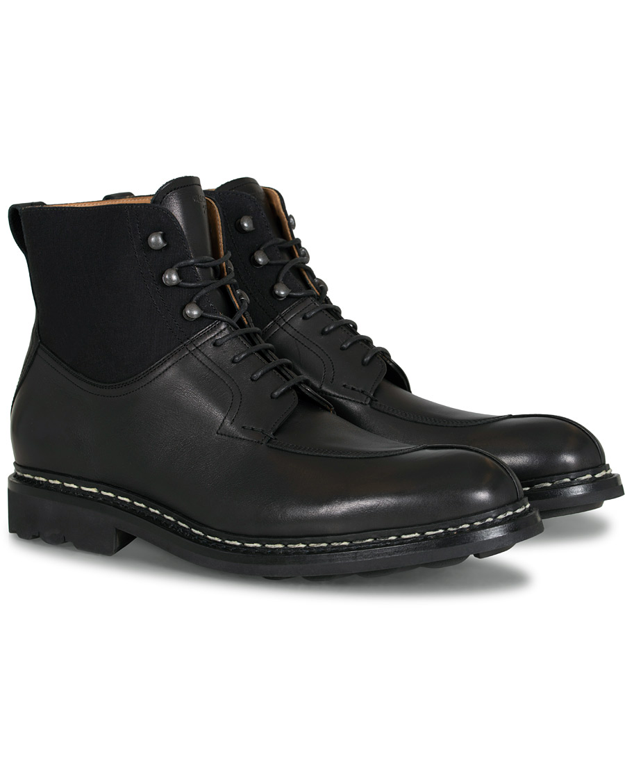 Herre | Heschung Ginkgo Boot Black Calf/Black | Heschung | Ginkgo Boot Black Calf/Black
