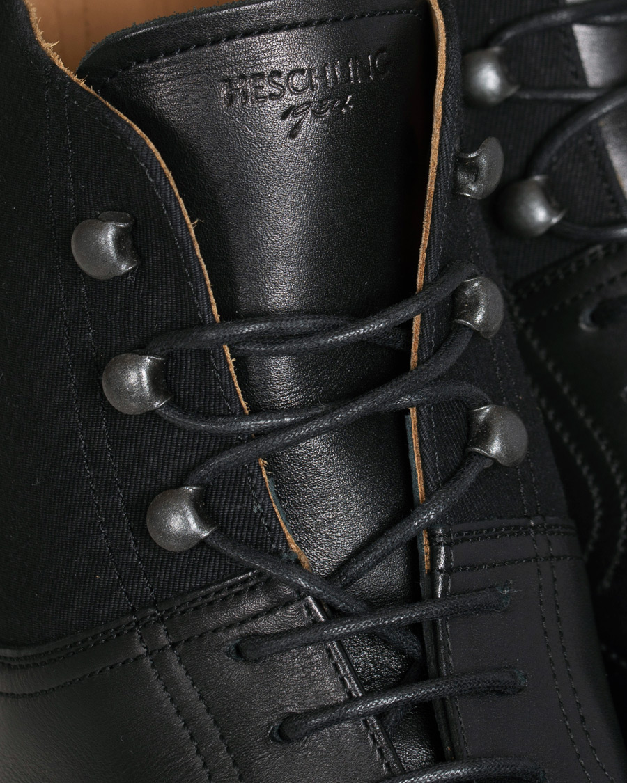 Herre | Heschung Ginkgo Boot Black Calf/Black | Heschung | Ginkgo Boot Black Calf/Black
