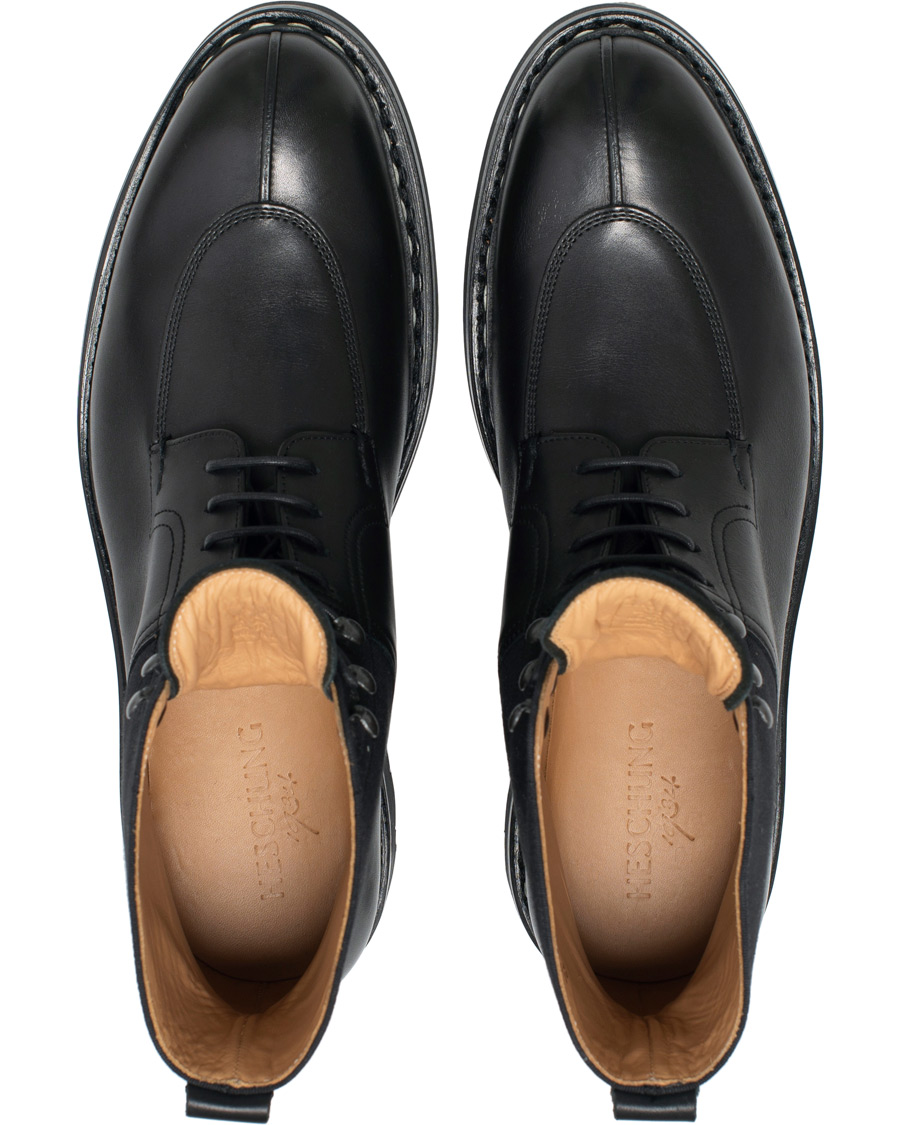 Herre | Heschung Ginkgo Boot Black Calf/Black | Heschung | Ginkgo Boot Black Calf/Black