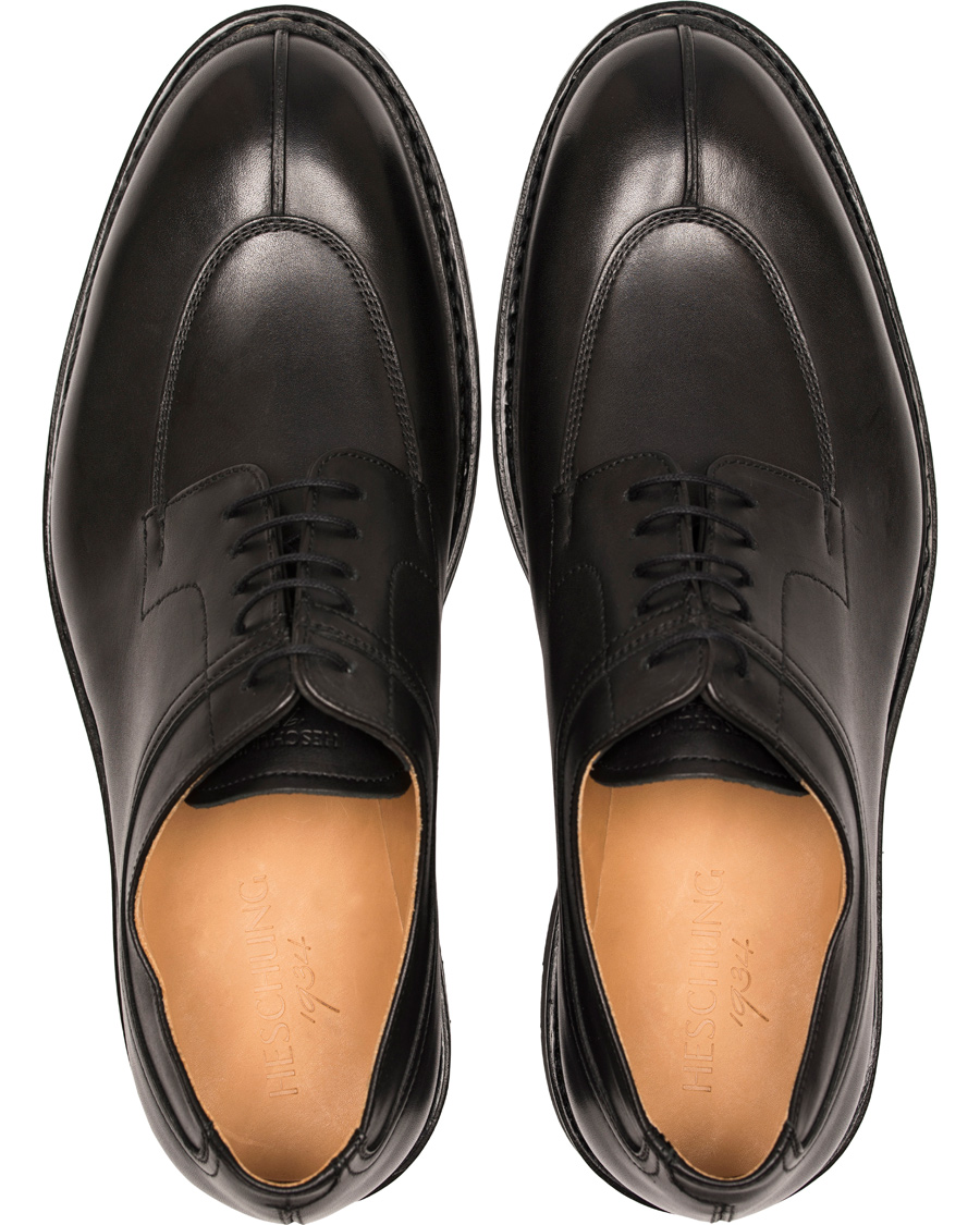 Herre | Heschung Catalpa Split Toe Derby Black Calf | Heschung | Catalpa Split Toe Derby Black Calf