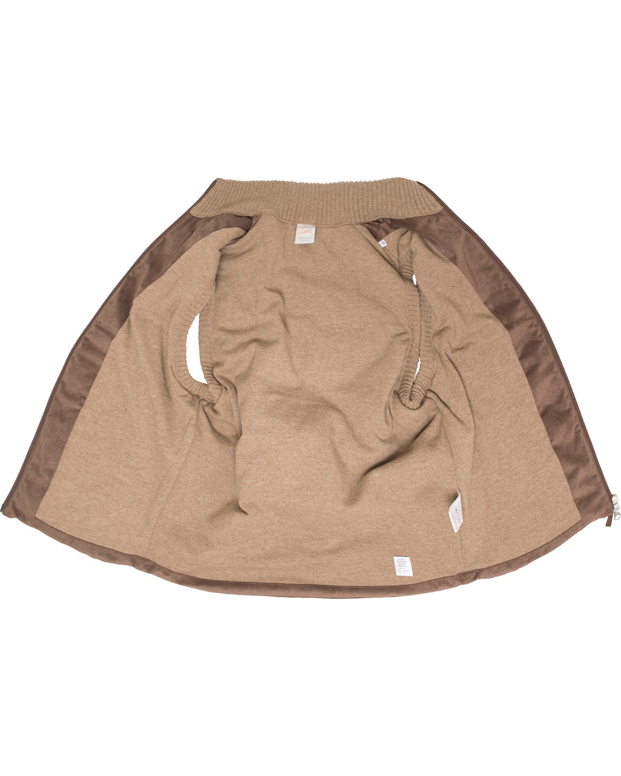 Herre | Jakker | Gran Sasso | Wool/Suede Vest Brown