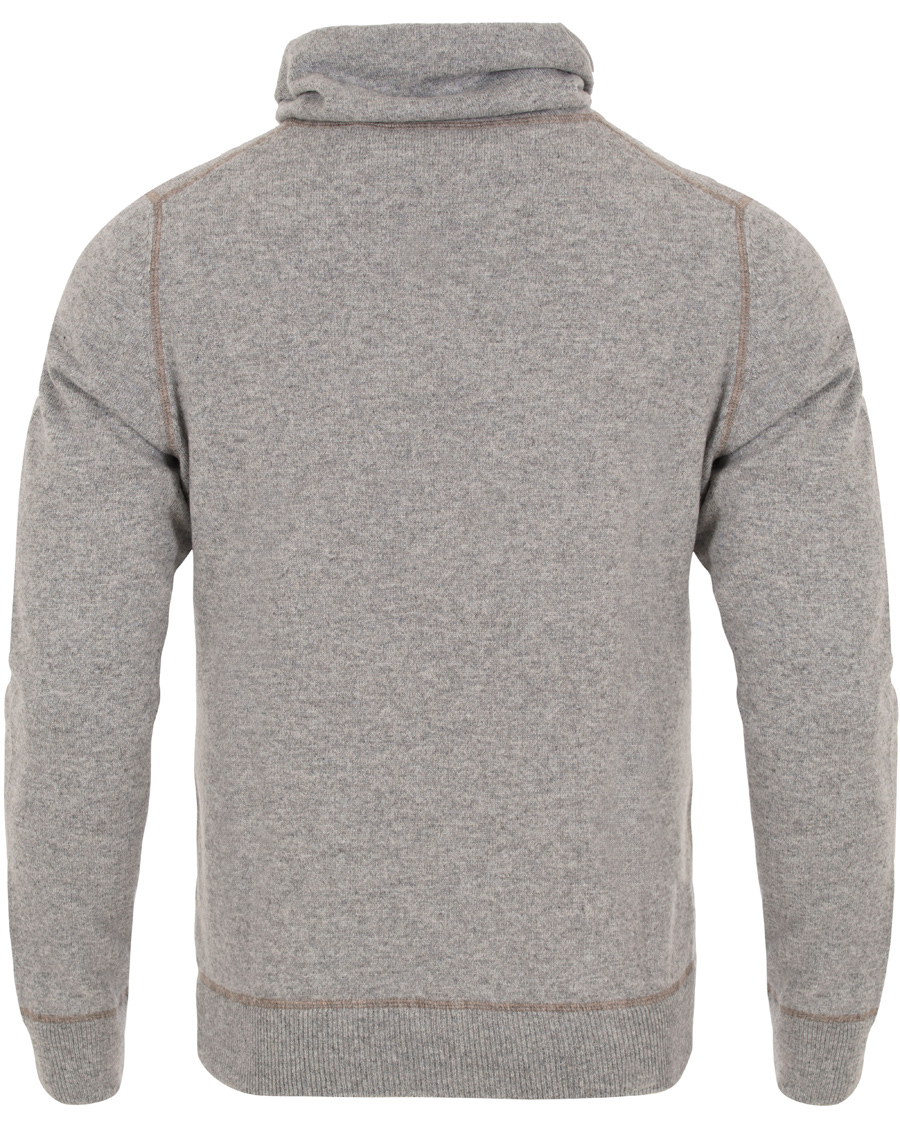 Herre | Gensere | Gran Sasso | Cashmere Shawl Collar Pullover Light Grey