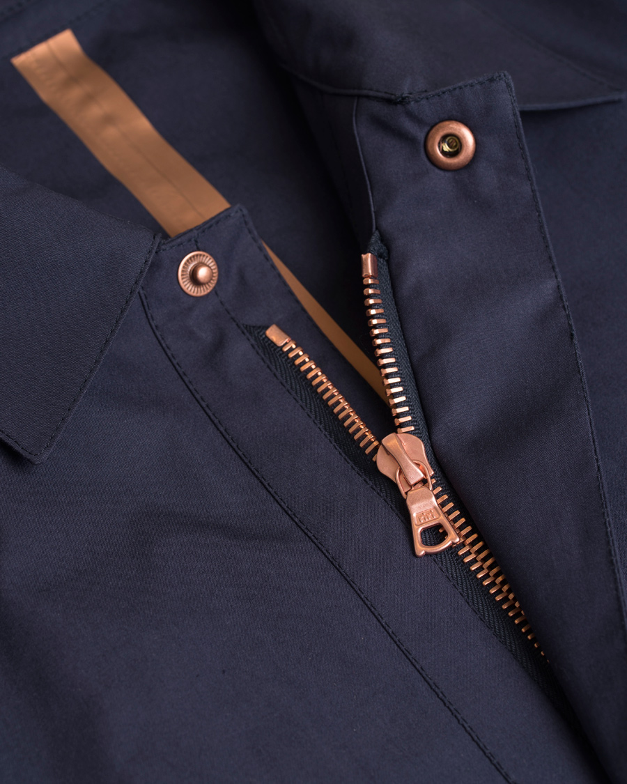 Herre | Jakker | Private White V.C. | Unlined Ventile® Mac Coat Navy
