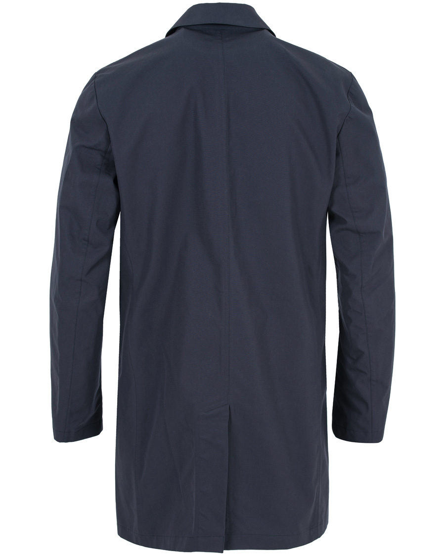 Herre | Jakker | Private White V.C. | Unlined Ventile® Mac Coat Navy