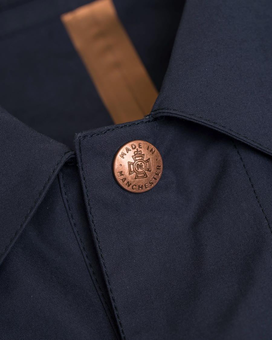Herre | Jakker | Private White V.C. | Unlined Ventile® Mac Coat Navy