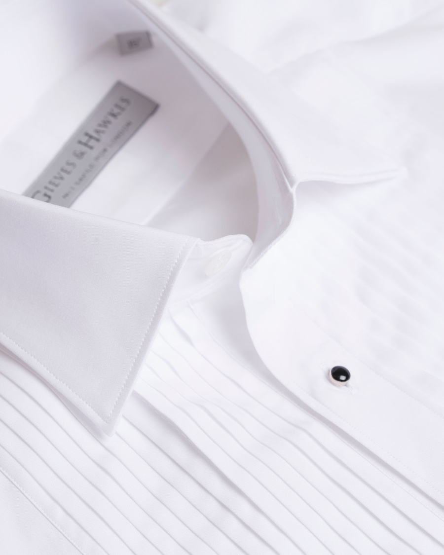 Herre | Skjorter | Gieves & Hawkes | Tailored Fit Evening Shirt White