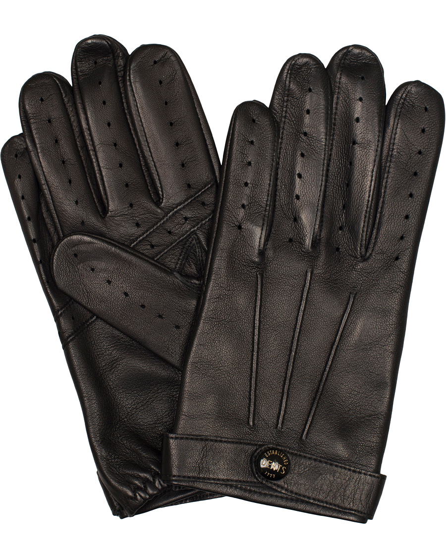 Herre | Dents The Heritage Collection Fleming 007 Driving Glove Black | Dents | The Heritage Collection Fleming 007 Driving Glove Black