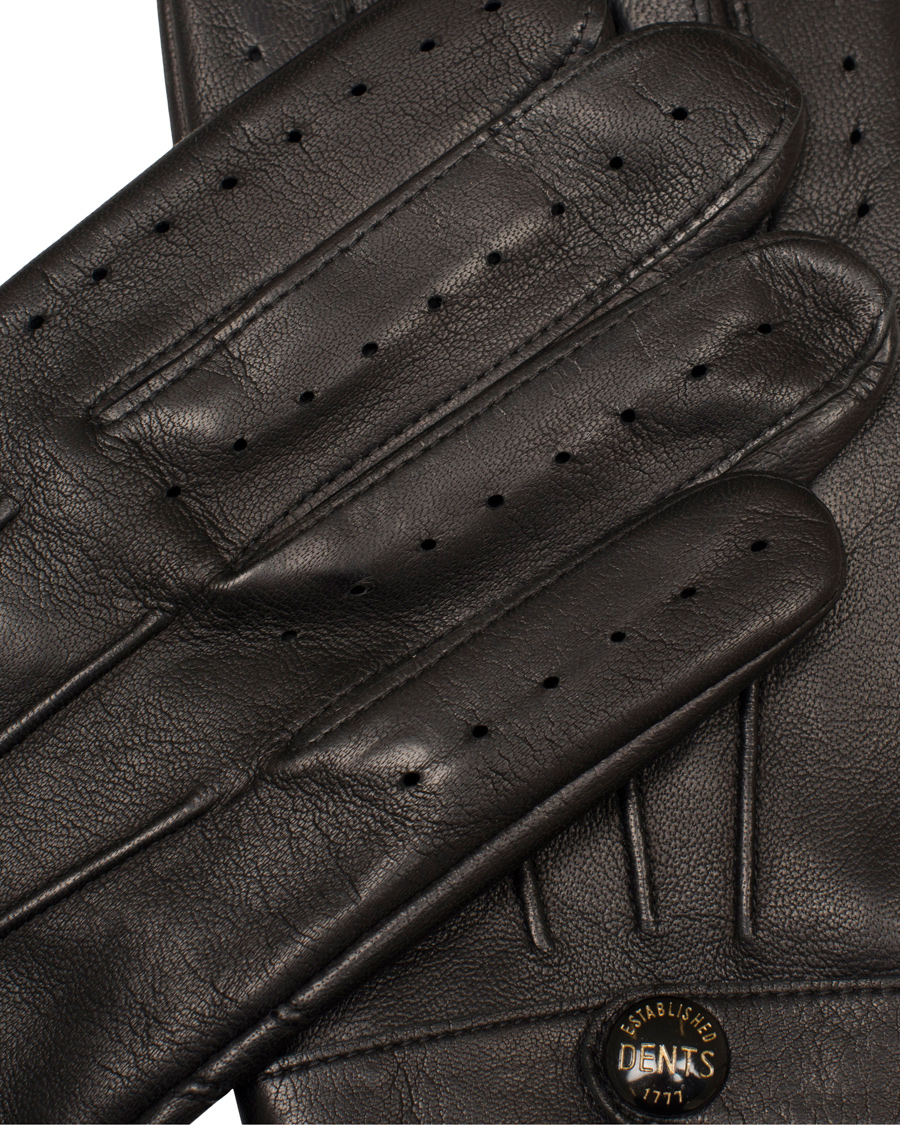 Herre | Dents The Heritage Collection Fleming 007 Driving Glove Black | Dents | The Heritage Collection Fleming 007 Driving Glove Black