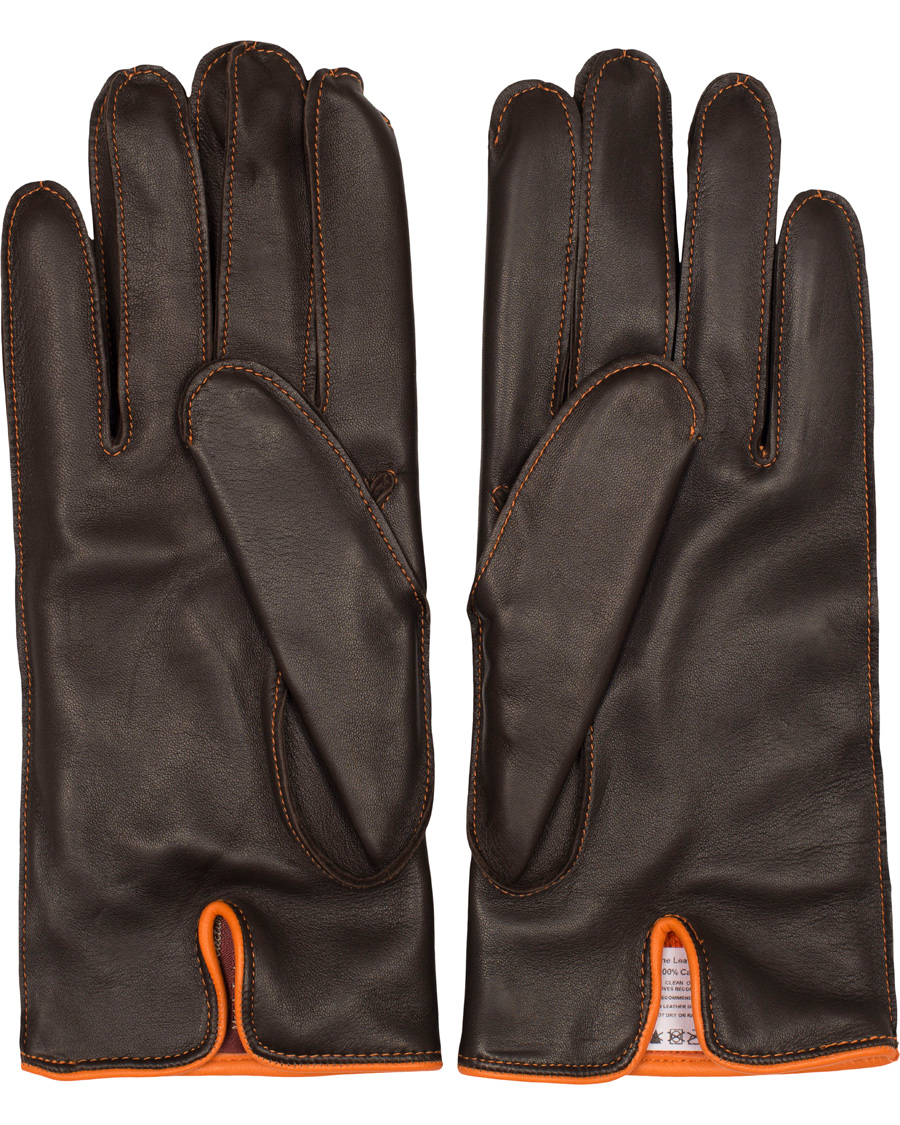 Herre | Dents The Heritage Collection Alnwick Hairsheep Glove Brown/Tangerine | Dents | The Heritage Collection Alnwick Hairsheep Glove Brown/Tangerine