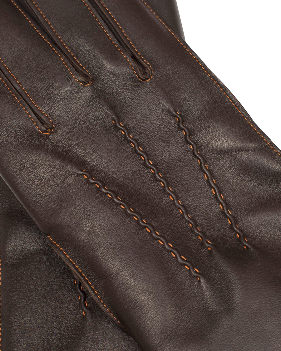Herre | Dents The Heritage Collection Alnwick Hairsheep Glove Brown/Tangerine | Dents | The Heritage Collection Alnwick Hairsheep Glove Brown/Tangerine