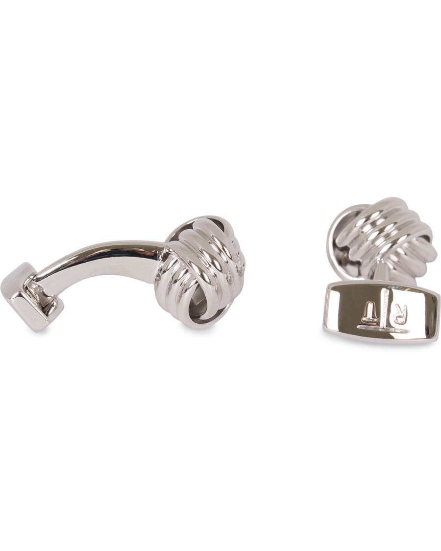 Herre | Tateossian Knots Cufflinks Rhodium Plated | Tateossian | Knots Cufflinks Rhodium Plated