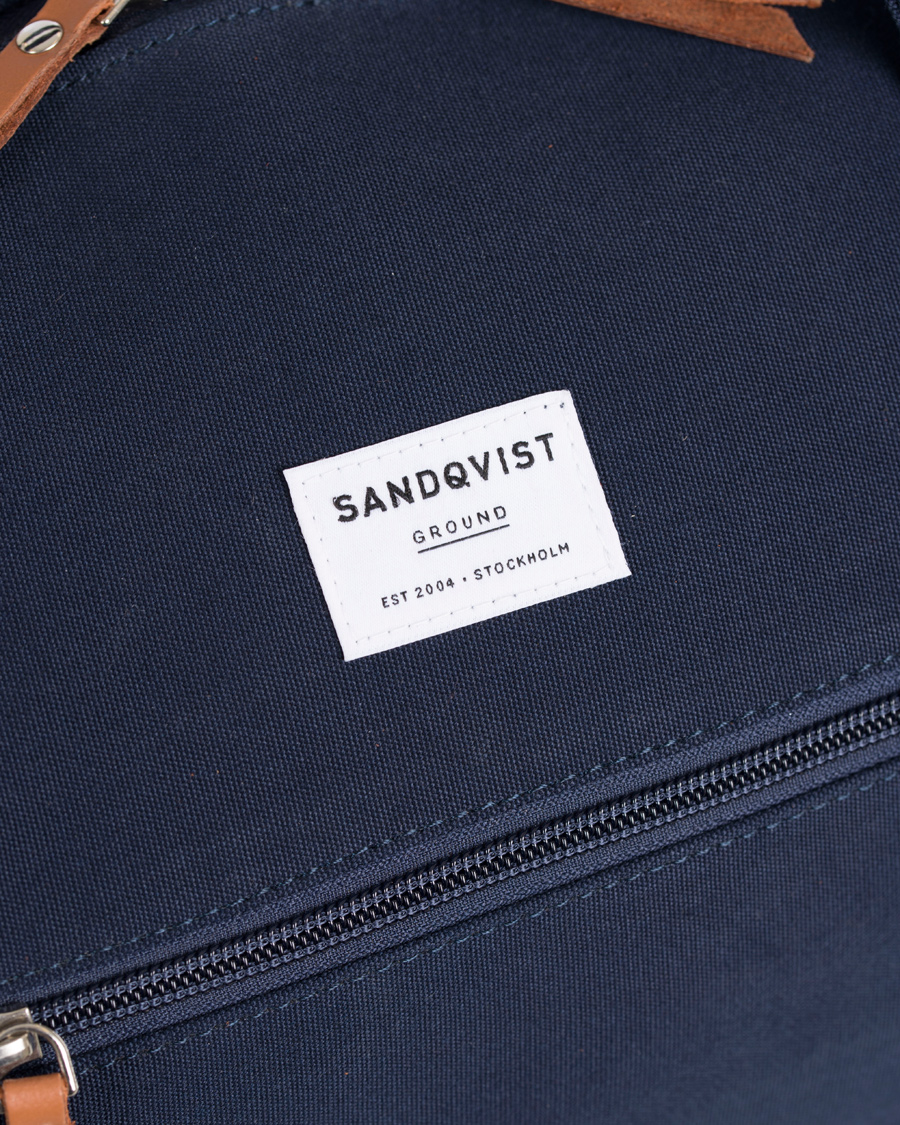 Herre | Sandqvist Sonny Polycotton Weekendbag Blue | Sandqvist | Sonny Polycotton Weekendbag Blue