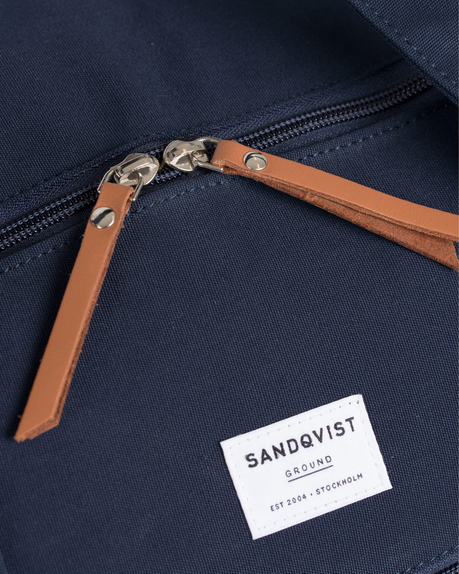 Herre | Sandqvist Sonny Polycotton Weekendbag Blue | Sandqvist | Sonny Polycotton Weekendbag Blue