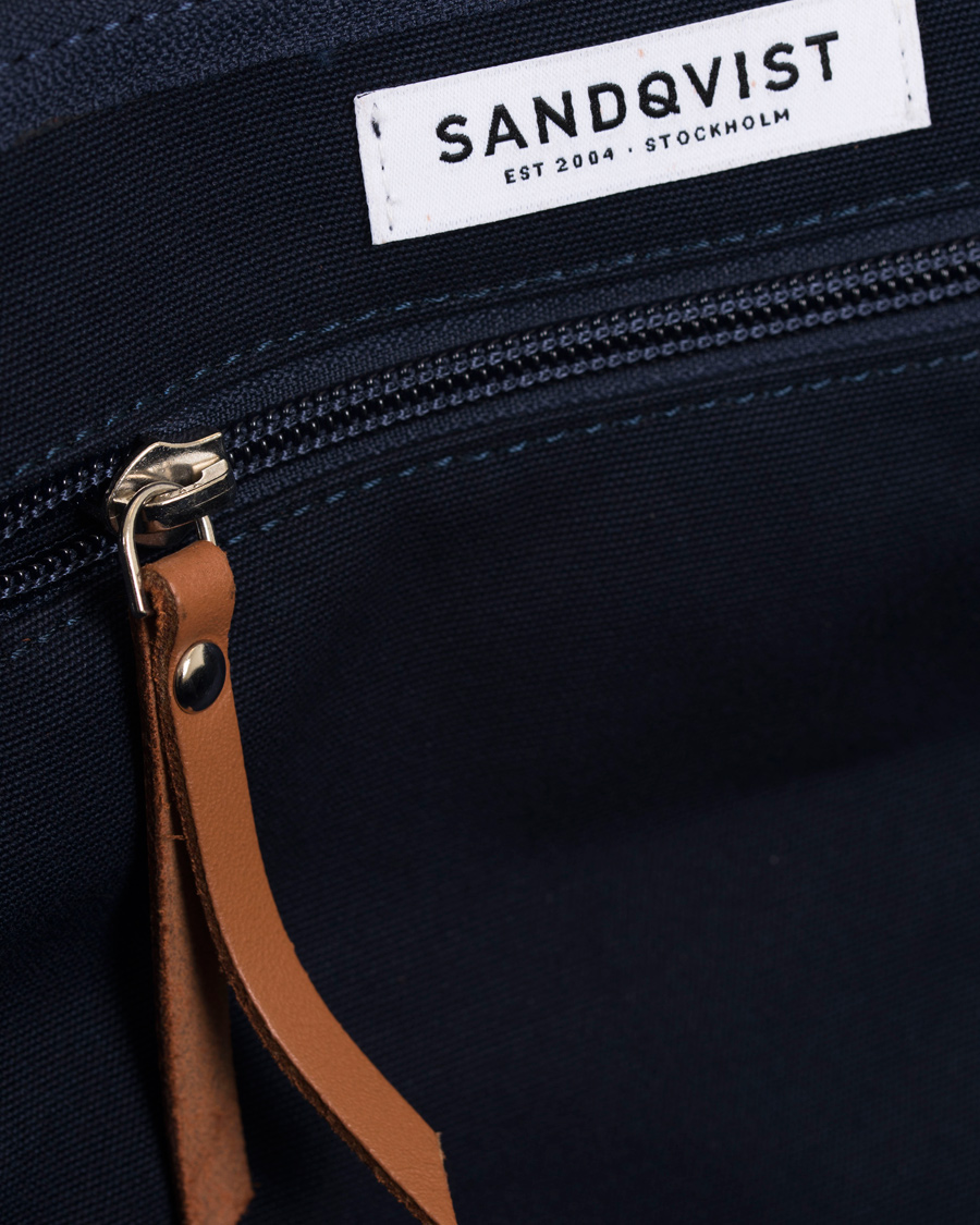 Herre | Sandqvist Sonny Polycotton Weekendbag Blue | Sandqvist | Sonny Polycotton Weekendbag Blue
