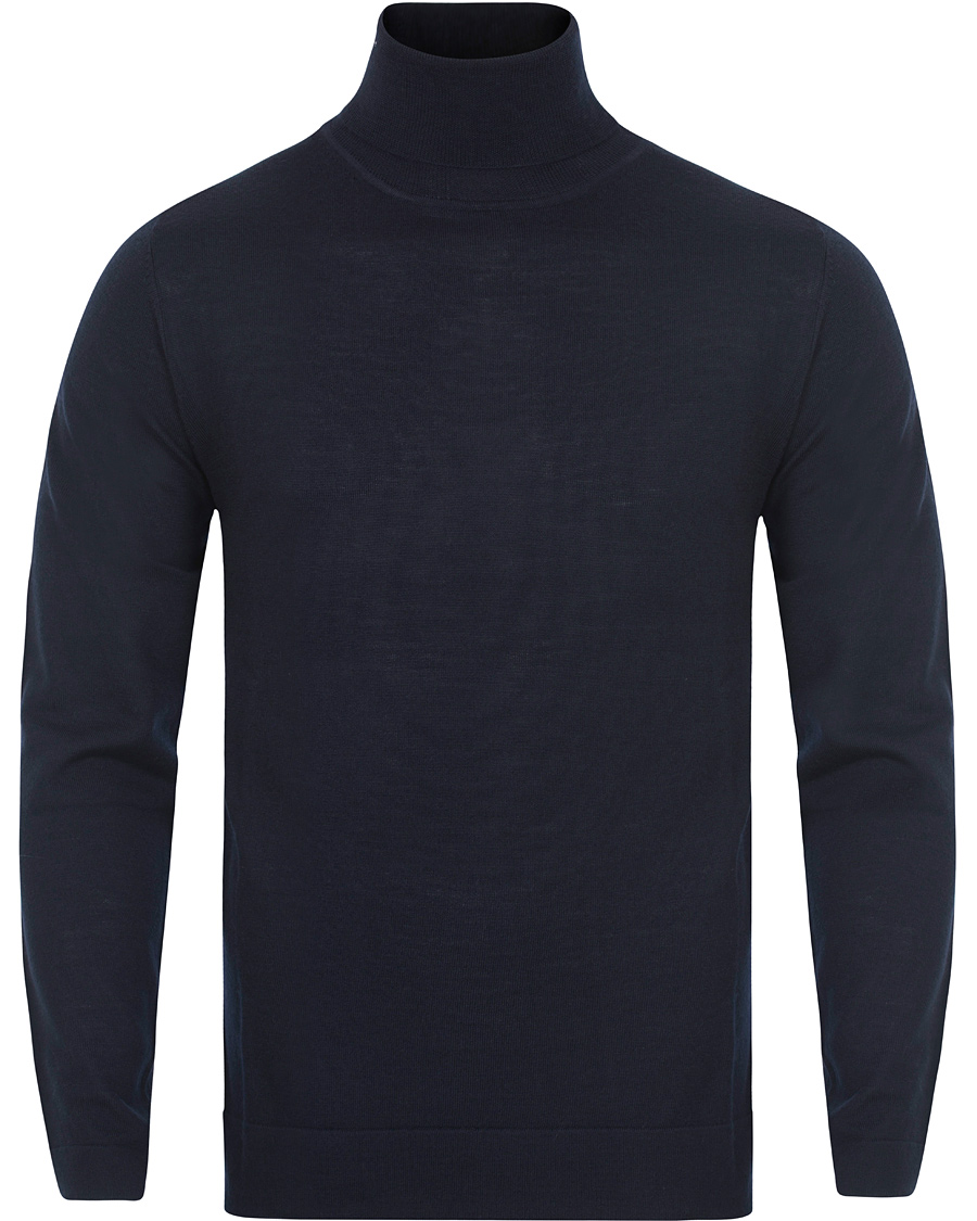 Herre | Gensere | Filippa K | Fine Merino Rollerneck Navy