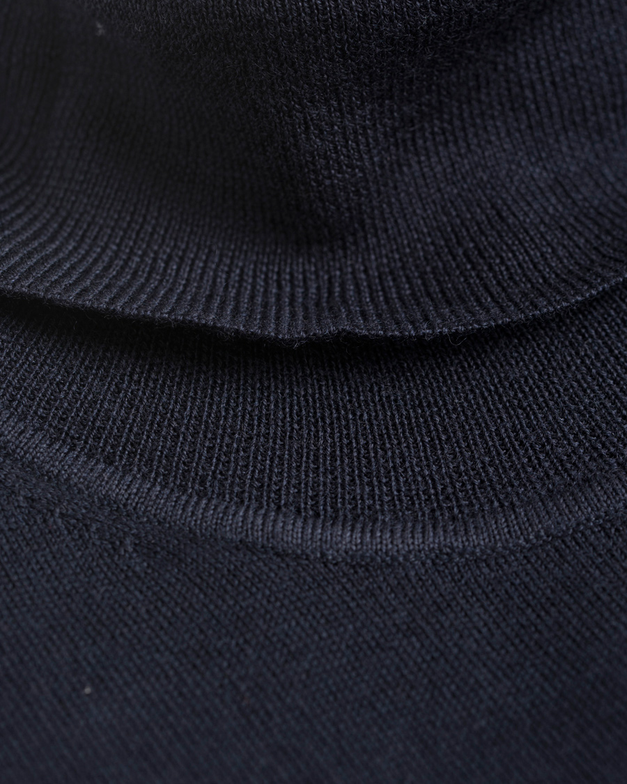 Herre | Gensere | Filippa K | Fine Merino Rollerneck Navy