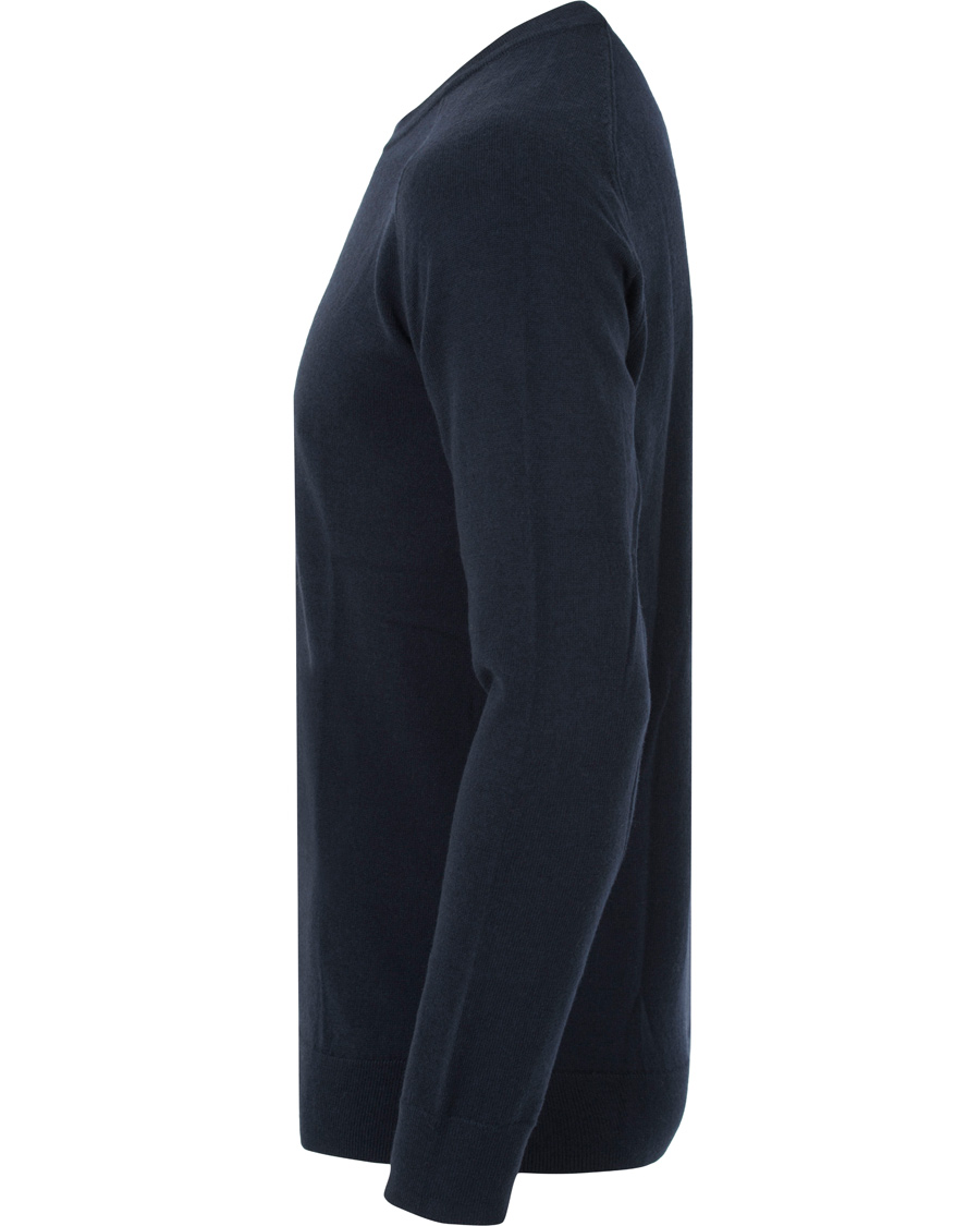 Herre | Gensere | Filippa K | Cotton Merino Sweater Navy