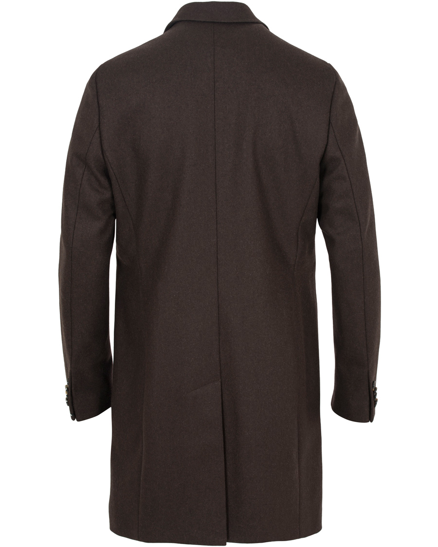 Herre | Jakker | J.Lindeberg | Wolger Compact Melton Coat Brown